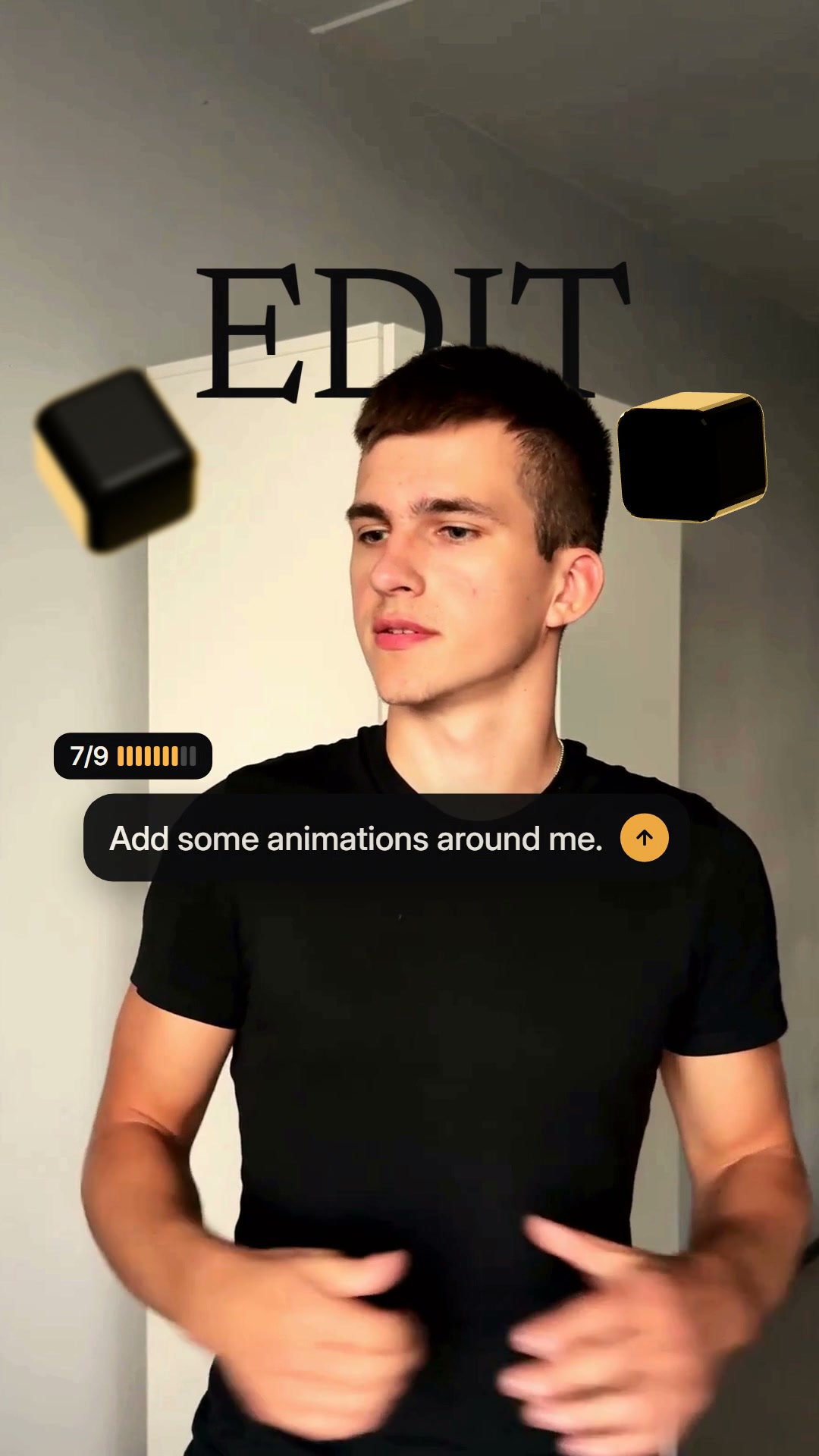 A frame with animations from Max