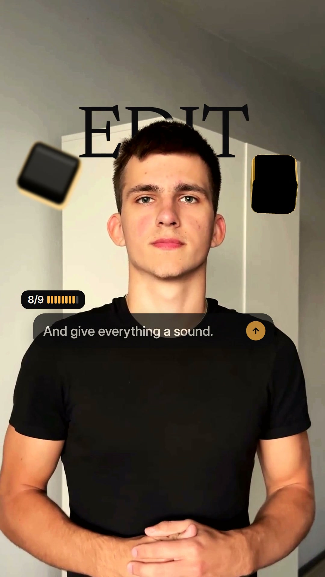 A frame with sound from Max